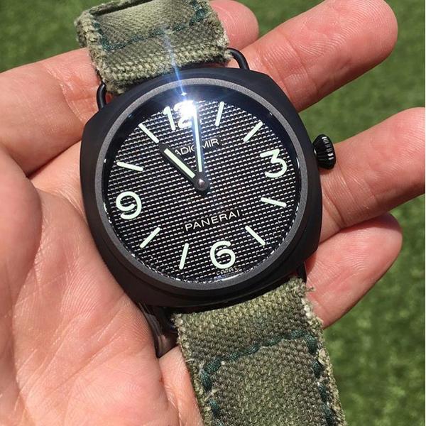 Panerai discount canvas strap